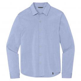 OGIO OG1002 Commuter Woven Shirt - Metal Blue Heather