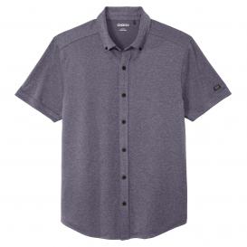 OGIO OG141 Gravitate Full-Button Polo - Navy Heather
