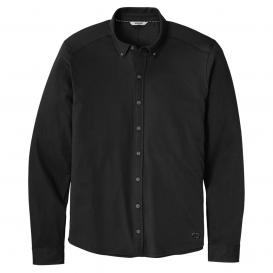 OGIO OG145 Code Stretch Long Sleeve Button-Up - Blacktop
