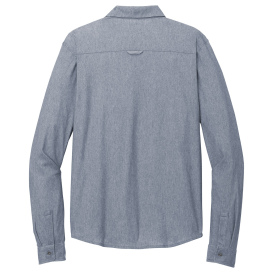 OGIO OG161 Extend Long Sleeve Button-Up - Deep Blue Heather