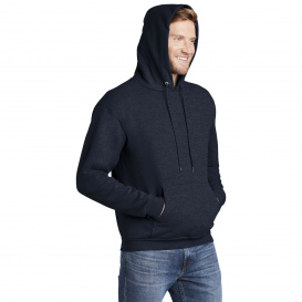 Hanes P170 EcoSmart Pullover Hooded Sweatshirt - Heather Navy
