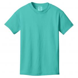 Port & Company PC099Y Youth Beach Wash Garment-Dyed Tee - Peacock