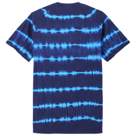 Port & Company PC142 Tie-Dye Tee - Turquoise/Team Navy