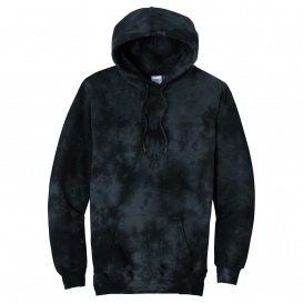Port & Company PC144 Crystal Tie-Dye Pullover Hoodie - Black