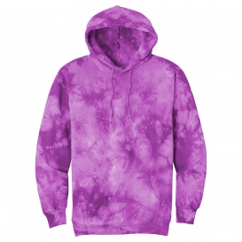 Port & Company PC144 Crystal Tie-Dye Pullover Hoodie - Purple