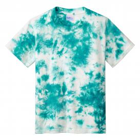 Port & Company PC145Y Youth Crystal Tie-Dye Tee - Teal