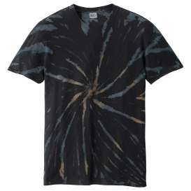 Port & Company PC147 Tie-Dye Tee - Black Galaxy Spiral