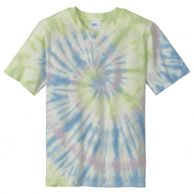 Port & Company PC147 Tie-Dye Tee - Watercolor Spiral