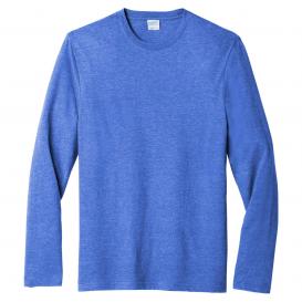 Port & Company PC330LS Tri-Blend Long Sleeve Tee - Heather Royal