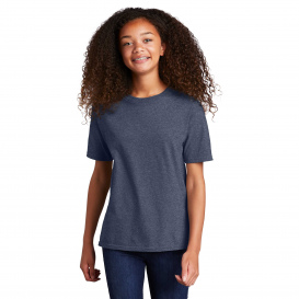 Port & Company PC450Y Youth Fan Favorite Tee - Heather Navy