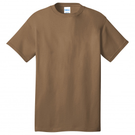 Port & Company PC54 Core Cotton Tee - Woodland Brown