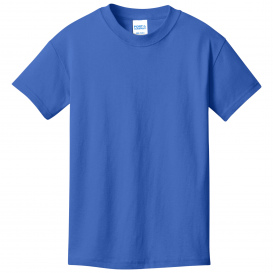 Port & Company PC54YDTG Youth Core Cotton DTG Tee - Royal