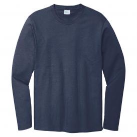 Port & Company PC600LS Long Sleeve Bouncer Tee - Navy Blue