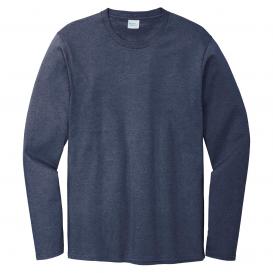 Port & Company PC600LS Long Sleeve Bouncer Tee - Team Navy Heather