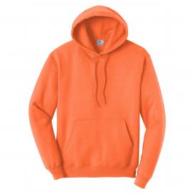 Port & Company PC78H Core Fleece Pullover Hooded Sweatshirt - Neon Orange