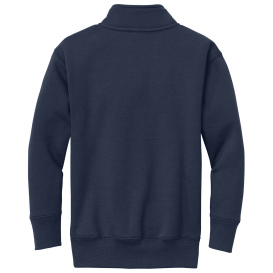 Port & Company PC78YQ Youth Core Fleece 1/4-Zip Sweatshirt - Navy