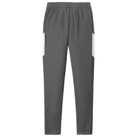 Sport-Tek PST800 Travel Pants - Iron Grey/White