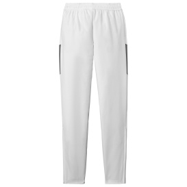 Sport-Tek PST800 Travel Pants - White/Iron Grey