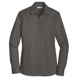 Red House RH79 Ladies Non-Iron Twill Shirt - Grey Steel