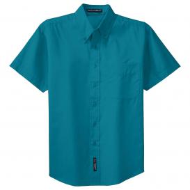 Port Authority S508 Short Sleeve Easy Care Shirt - Teal Green