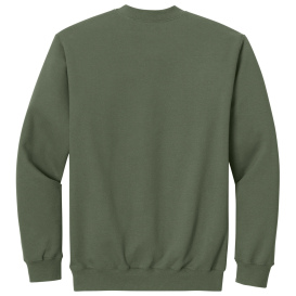 Gildan SF008 Softstyle Midweight Fleece 1/4-Zip Sweatshirt - Military Green
