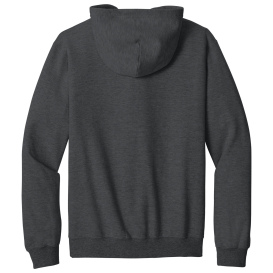 Gildan SF600 Midweight Fleece Full-Zip Hooded Sweatshirt - Dark Heather