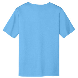 Sport-Tek ST100 Competitor United Crew - Carolina Blue/White