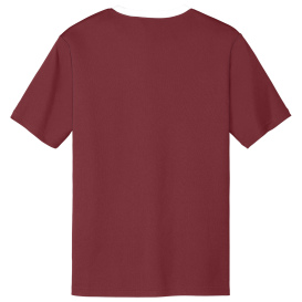 Sport-Tek ST100 Competitor United Crew - Maroon/White