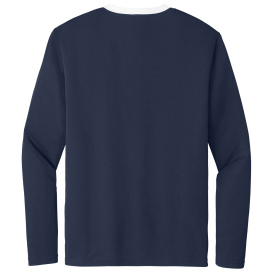 Sport-Tek ST100LS Competitor United Crew - True Navy/White