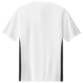 Sport-Tek ST101 Competitor United V-Neck - White/Black
