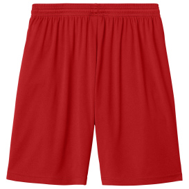 Sport-Tek ST103 Competitor United 7" Shorts - Deep Red/White