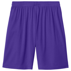 Sport-Tek ST103 Competitor United 7" Shorts - Purple/White