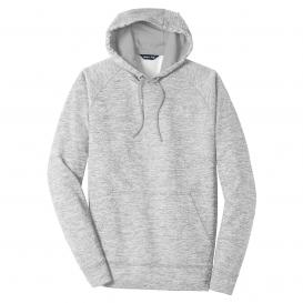 Sport-Tek ST225 PosiCharge Electric Heather Fleece Hooded Pullover - Silver Electric