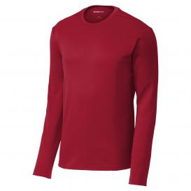 Sport-Tek ST248 Sport-Wick Fleece Pullover Crew - Deep Red