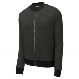 Sport-Tek ST274 Lightweight French Terry Bomber - Heather Black