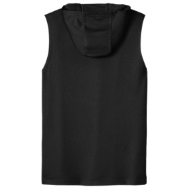Sport-Tek ST352H Competitor Sleeveless Hoodie - Black