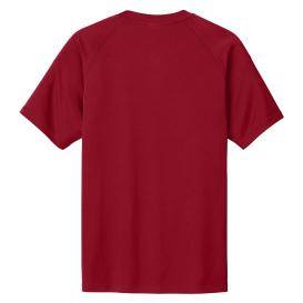 Sport-Tek ST359 PosiCharge Competitor 2-Button Henley - Deep Red