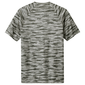 Sport-Tek ST375 Drift Camo Tee - Silver