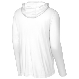 Sport-Tek ST420LSH Posi-UV Pro Long Sleeve Hoodie - White
