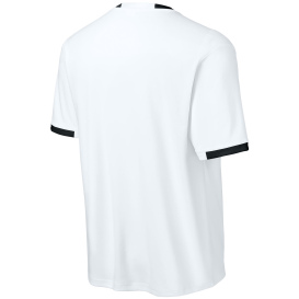 Sport-Tek ST440 Club Short Sleeve Crew - White/Black