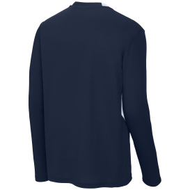 Sport-Tek ST443 Club 1/4-Zip Pullover - True Navy/White