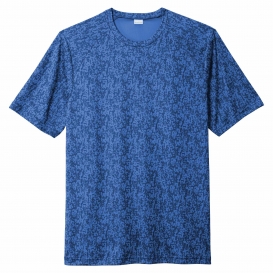 Sport-Tek ST460 Digi Camo Tee - True Royal