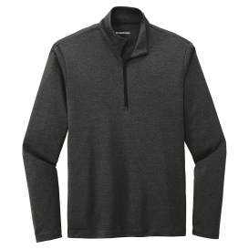 Sport-Tek ST469 Endeavor 1/4-Zip Pullover - Black Heather | Full Source