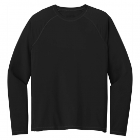 Sport-Tek ST470LS Long Sleeve Rashguard Tee - Black