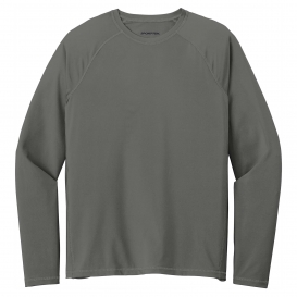 Sport-Tek ST470LS Long Sleeve Rashguard Tee - Dark Smoke Grey