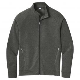 Sport-Tek ST560 Sport-Wick Flex Fleece Full-Zip - Dark Grey Heather