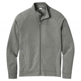 Sport-Tek ST560 Sport-Wick Flex Fleece Full-Zip - Light Grey Heather