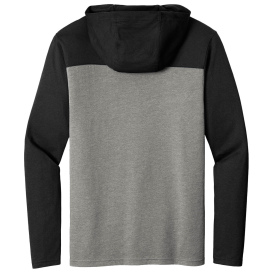 Sport-Tek ST6044 Halftime Long Sleeve Hoodie - Black/Vintage Heather
