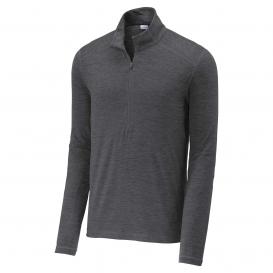 Sport-Tek ST711 Exchange 1.5 Long Sleeve 1/2-Zip Pullover - Graphite Heather