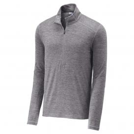 Sport-Tek ST711 Exchange 1.5 Long Sleeve 1/2-Zip Pullover - Grey Heather